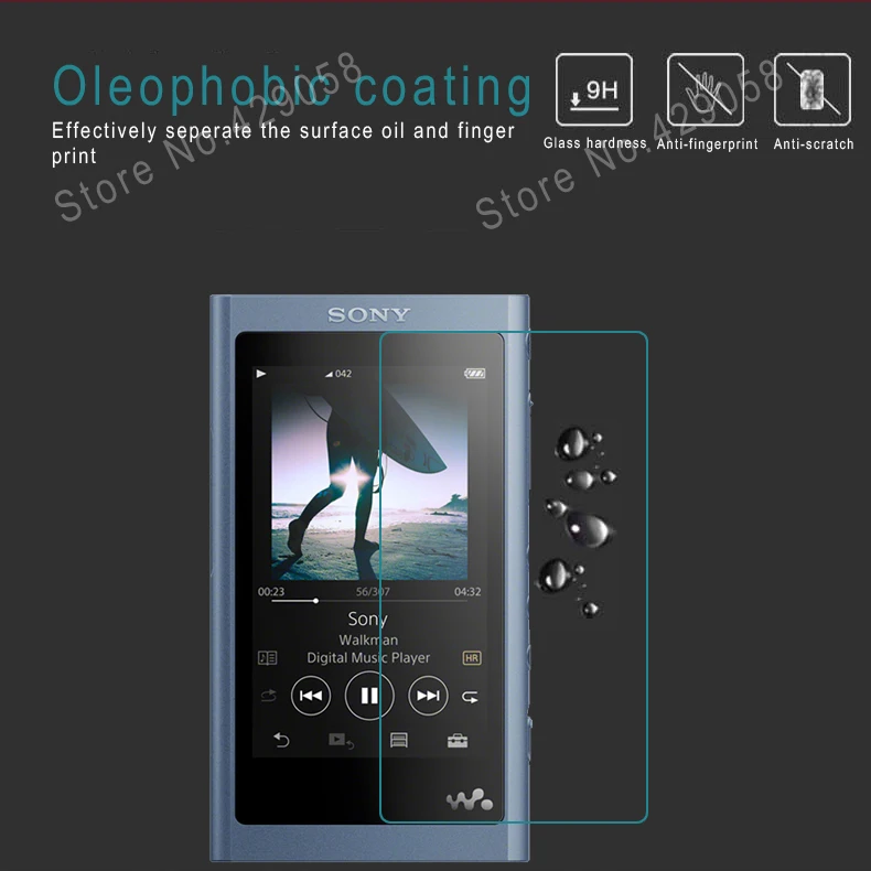 Защитная пленка для экрана из закаленного стекла для SONY Walkman NW-A55 A55 A50 A56 A57 A56HN A57HN