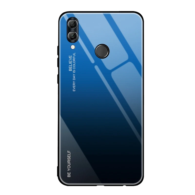 Черный Силиконовый стеклянный чехол для Xiao mi Red mi Note 8 6 7 Pro 5 K20 Plus GO 6A 7A Red mi on чехол для Xiaomi mi 9T 9 SE 8 A2 Lite A3 A1 чехол - Цвет: Черный