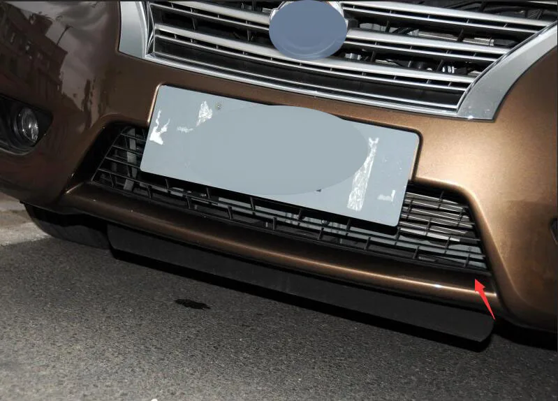 Передняя Центральная решетка из АБС пластика радиатора для 2012 2014 Nissan sylphy sentra 1 шт.