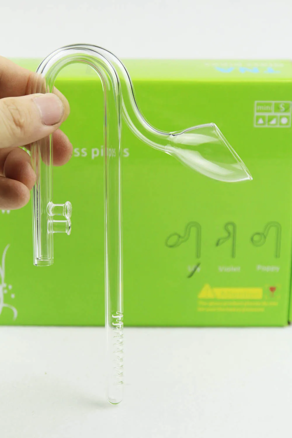 TNA стеклянная труба мини нано Лилия пион Мак приток тока фильтр Аксессуар водяное