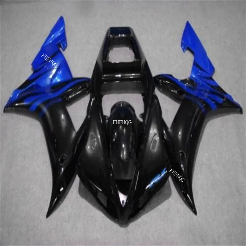 Комплект обтекателей Inje mold для YAMAHA YZFR1 02 03 синий черный YZF R1 2002 2003 YZF1000 yzfr1 комплект