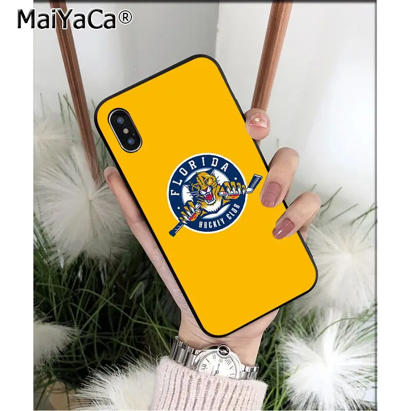 A14 MaiYaCa Florida Panthers ТПУ Мягкий силиконовый чехол для телефона чехол для Apple iPhone 8 7 6 6S Plus X XS MAX 5 5S SE XR Чехол для мобильного телефона s - Color: A14