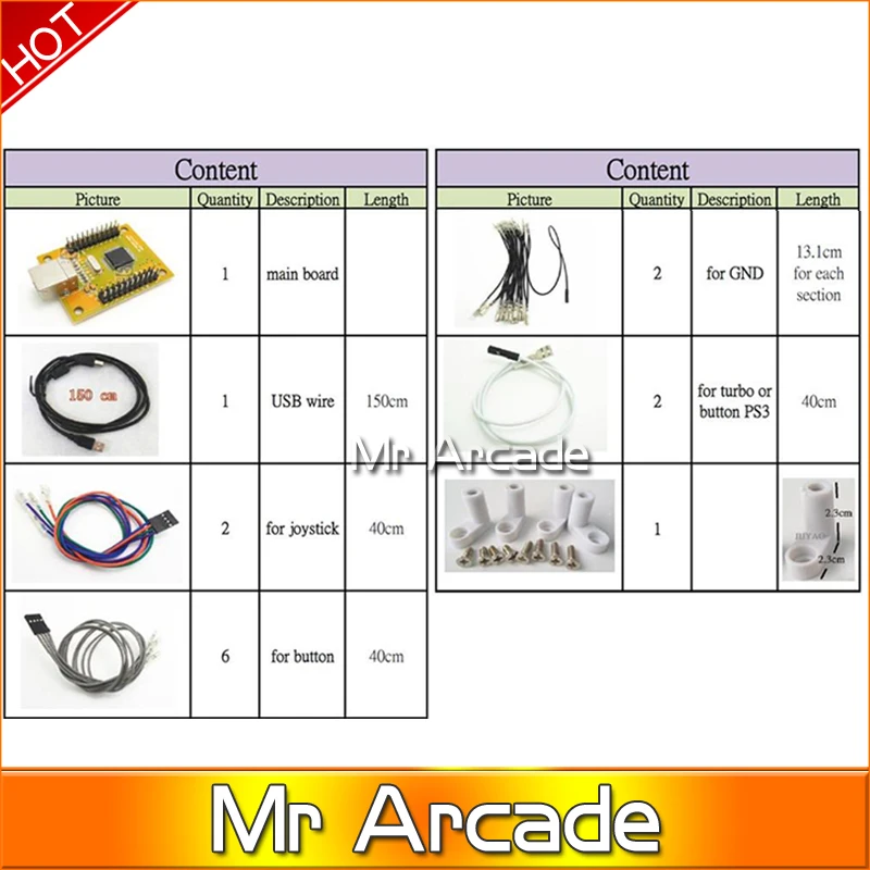 ПК PS3 аркадный USB контроллер интерфейс 2 джойстика и 27 кнопок w/ Turbo плеера MAME