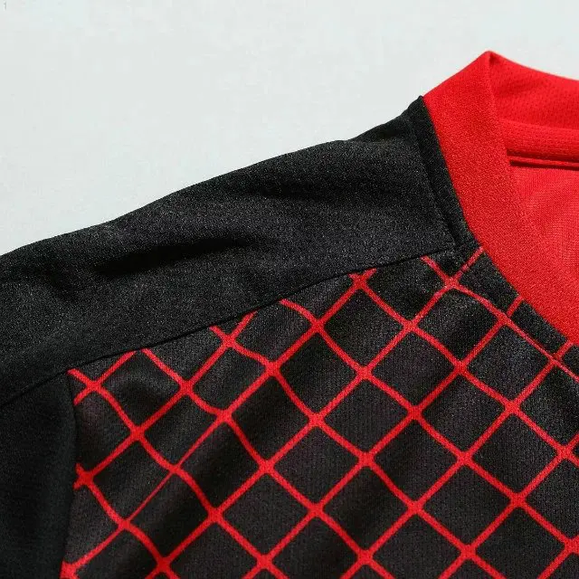 2018 мужские футбольные наборы с принтом и длинным рукавом Джерси спортивный