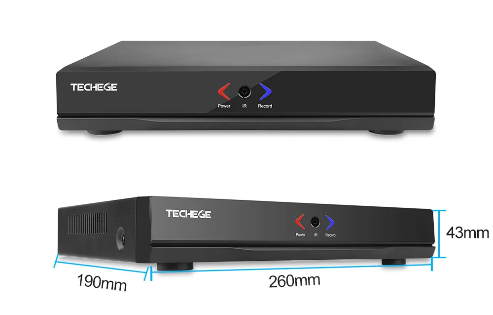 Techege Full HD 1080P 8CH POE NVR комплект H.265 камера система 8 шт. ip-камера s комплект видеонаблюдения Onvif Обнаружение движения