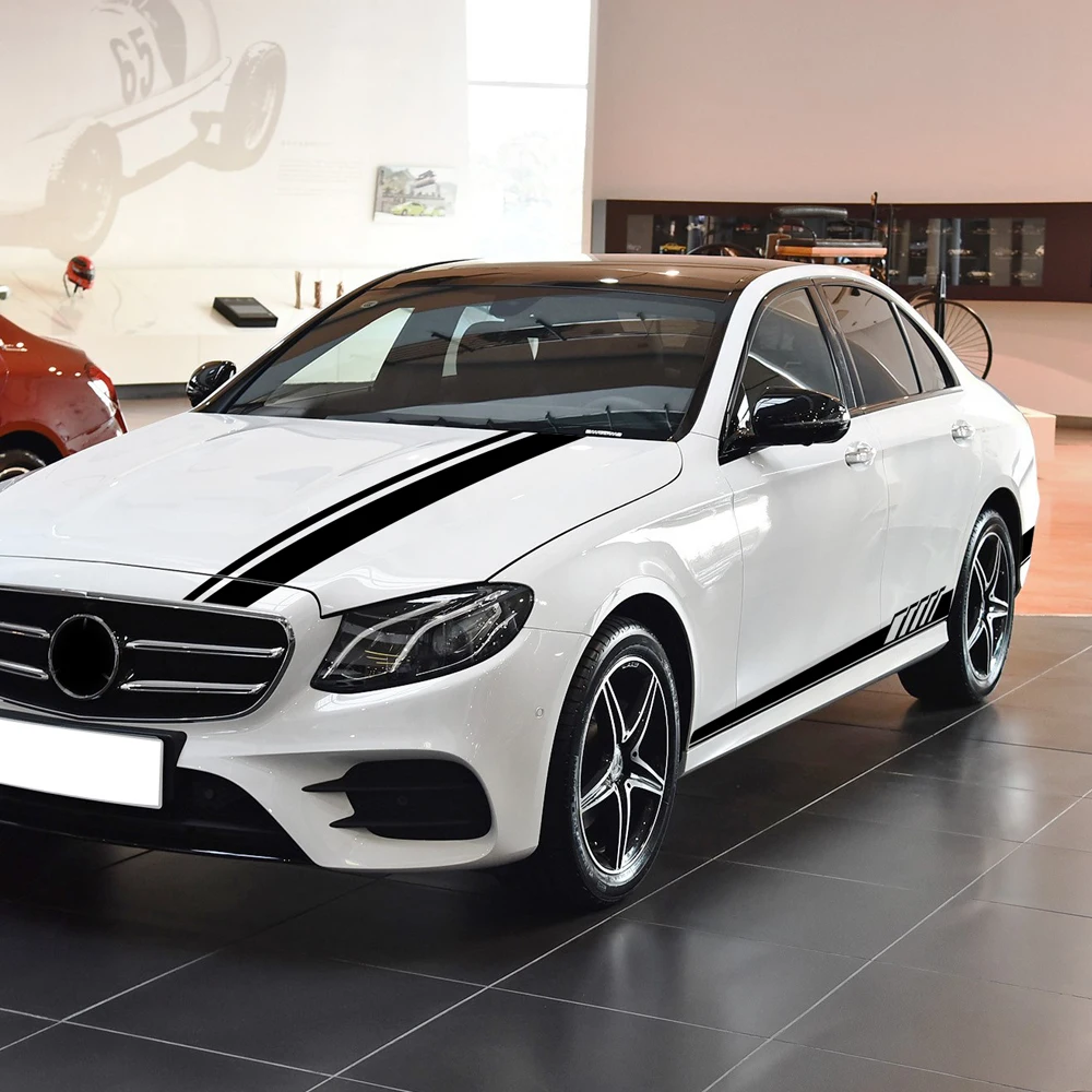 Наклейка на крышу автомобиля наклейка колпачок Mercedes Benz E Class W212 E200 E300 W213 C207 A207 E43 E63
