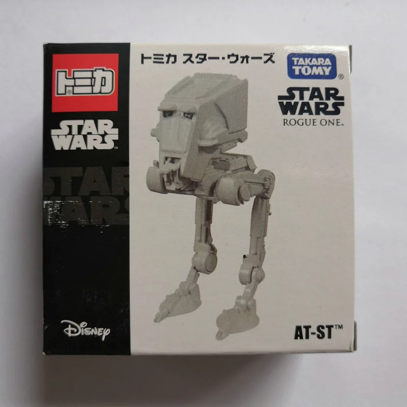 Дисней Tomy Tomica автомобиль Звездные войны белый солдат черный солдат литые игрушки металлическая модель автомобиля - Цвет: AT-ST