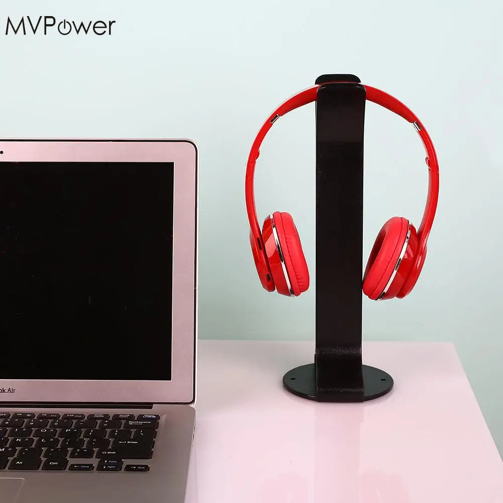 MVpower универсальная игровая стойка держатель для наушников настольная стойка для наушников Подставка для наушников Кронштейн черный