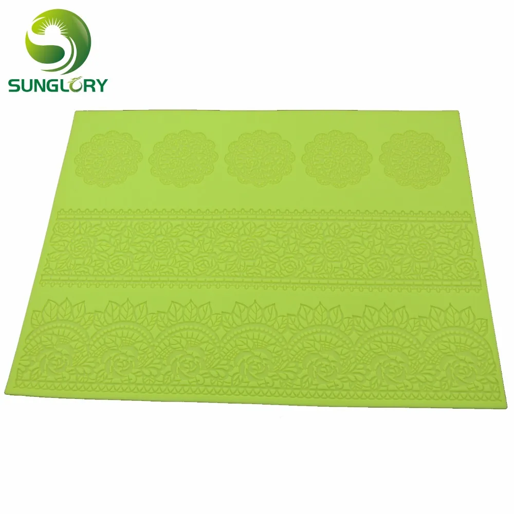 Кухонный декоративный силиконовый кружевной коврик для выпечки | Дом и сад