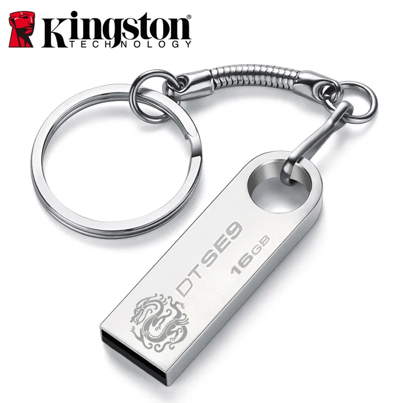DTSE9-Chinese-dragon Kingston Железный человек Пикачу Флешка Usb флеш-накопитель карта памяти 2,0 DTSE9H 32 Гб 16 Гб персональный накопитель DIY логотип usb - Цвет: DTSE9-Chinese-dragon