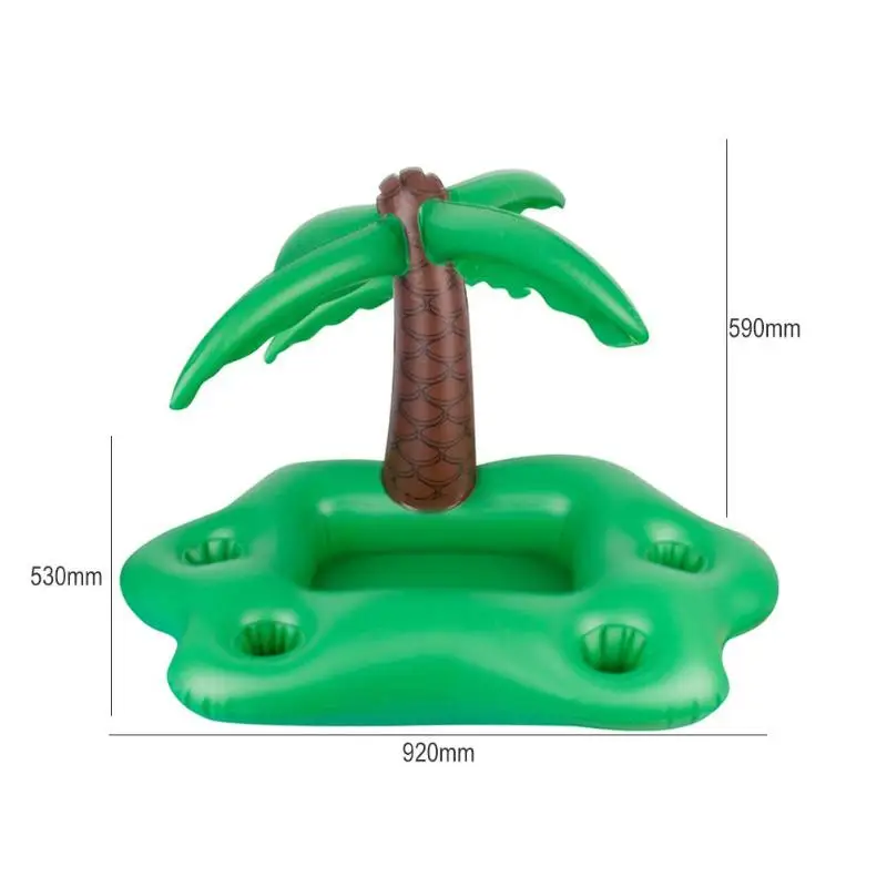 Summer Party Bucket Sun Umbrella Cup Holder Inflatable Pool Float Beer Drink Cooler Table Bar Tray Beach Swim Pool Accessories