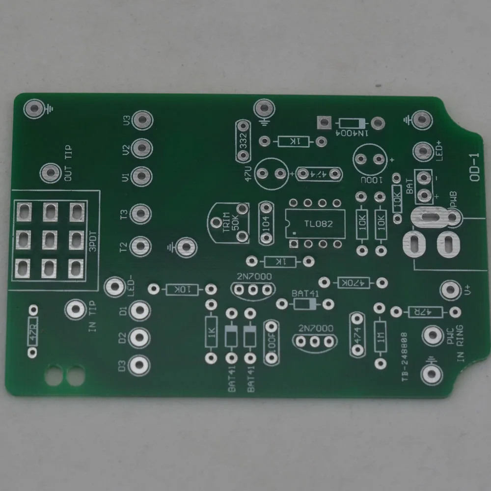 Набор педалей для гитары Overdrive DIY с коробкой 1590B и педалью ICTL082CP OD1 R9 | Спорт