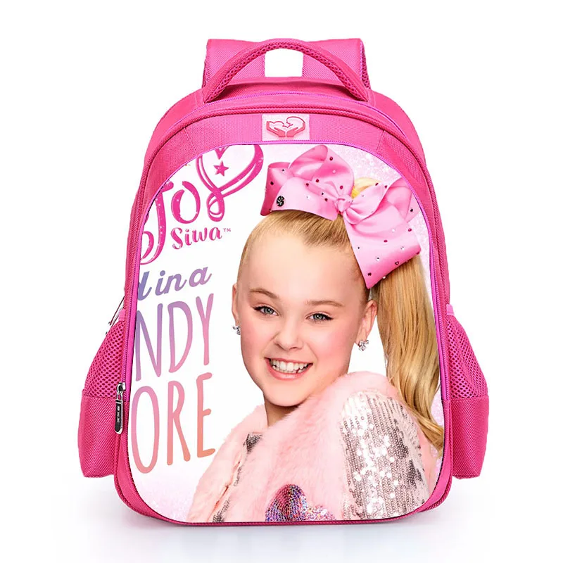 Детский школьный ранец Jojo Siwa для девочек Детские повседневные сумки с принтом Pop
