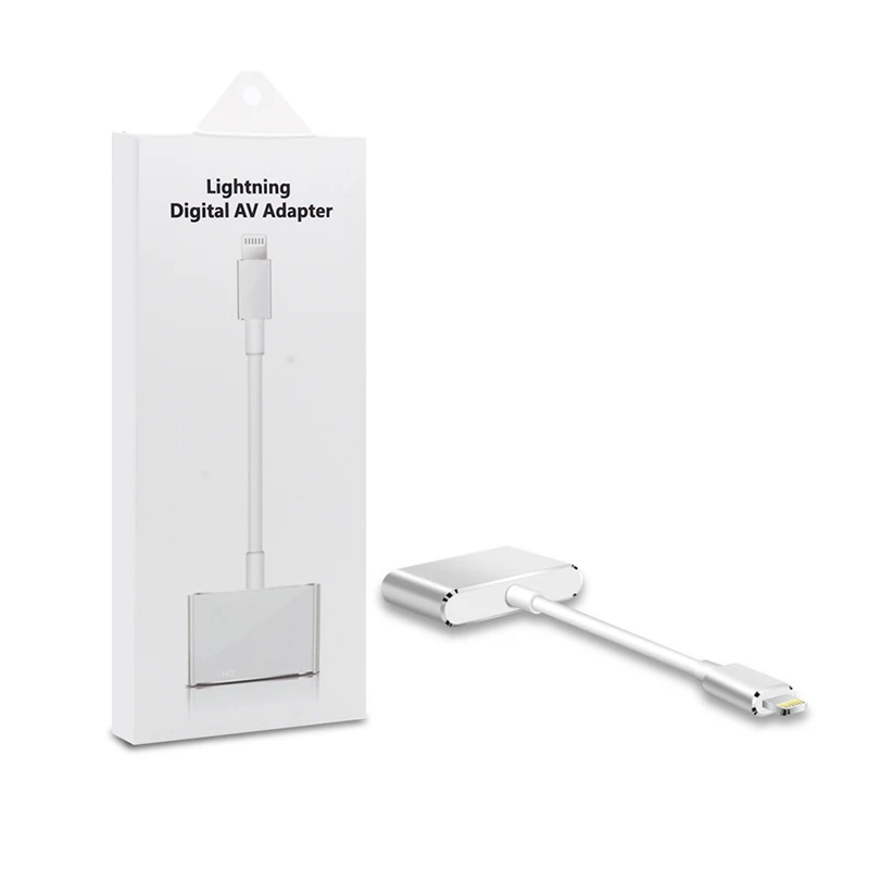 Для Lightning порт HDMI AV адаптер цифровой HDTV 1080 P HD экран дисплей электронный ключ-заглушка для IPhone 6 5 серии iPad проектор