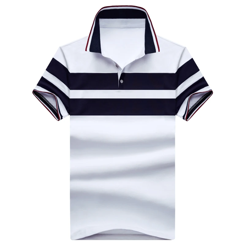 2018 new men's polo shirt high quality summer slim lapel short sleeved decoration British | Мужская одежда