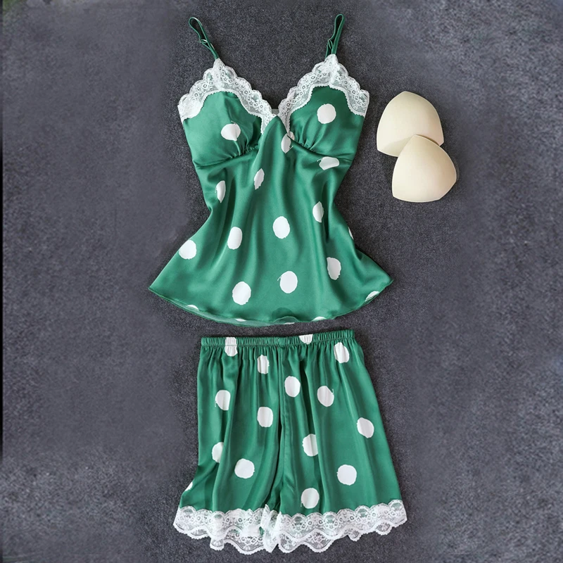 Комплект пижамный Женский из 2 предметов на бретельках и штанов M-XL | Женская