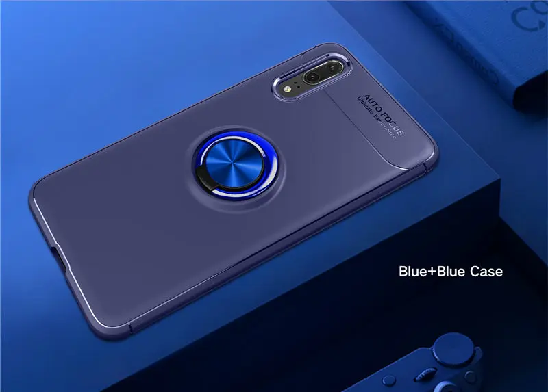 Huawei P 20 EML L29 L09 чехол P20 чехол Силиконовый ТПУ чехол для huawei P20 EML-L29 EML-L09 магнитный автомобильный держатель кольцо TPU чехол s