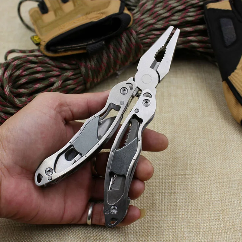 Открытый выживания необходимости нержавеющей стали 9в1 инструмент плоскогубцы