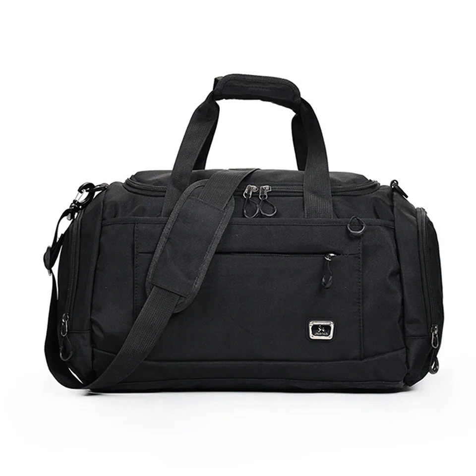 Large Capacity Sport Bags Gym Bag Men Woman Fitness Training Yoga Bags Waterproof Travel Outdoor Sports Bag Shoulder Handbag - Color: Black Color