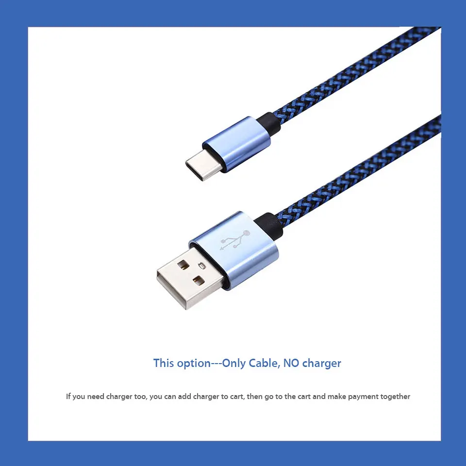 blue cable USB-C кабель для Oneplus 6/5 т/5 Nubia m2/Z17 мини Тип usb C Зарядное устройство Тип-C 1/2/3 м мобильного телефона ЕС кабель для зарядки - Тип штекера: blue cable