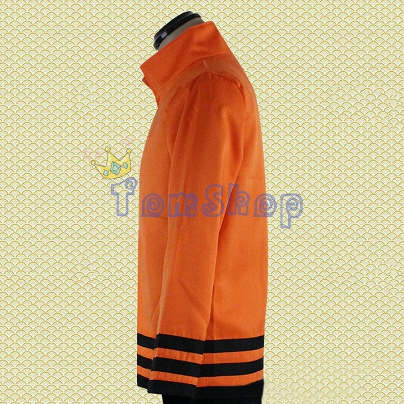 Аниме Наруто Узумаки 7th Хокаге пальто жакет для косплея на молнии толстовки