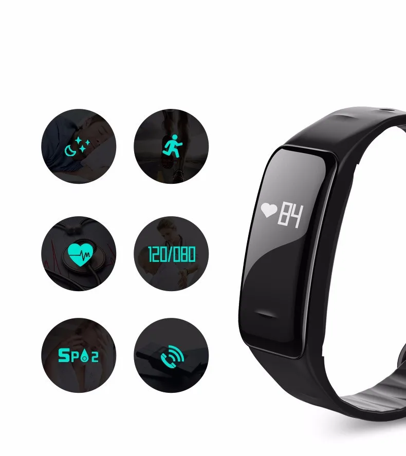 Bluetooth Smart Band Приборы для измерения артериального давления и сердечного ритма