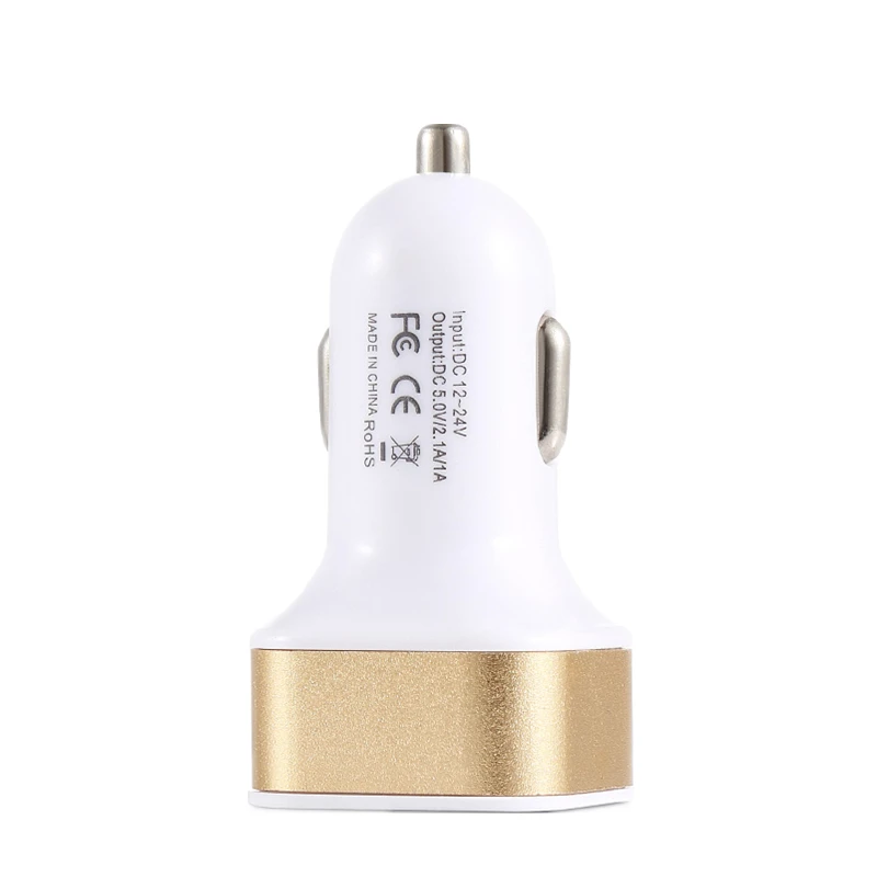 2.1A двойной USB Автомобильное зарядное устройство для iPhone Samsung LG Xiaomi Huawei мобильный