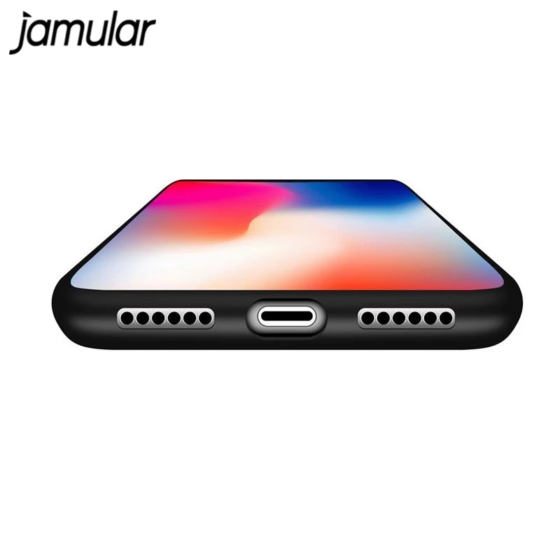Чехлы для телефонов JAMULAR YOU ME iPhone 7 XS MAX XR X 8 6 6s Plus забавная мягкая задняя крышка из