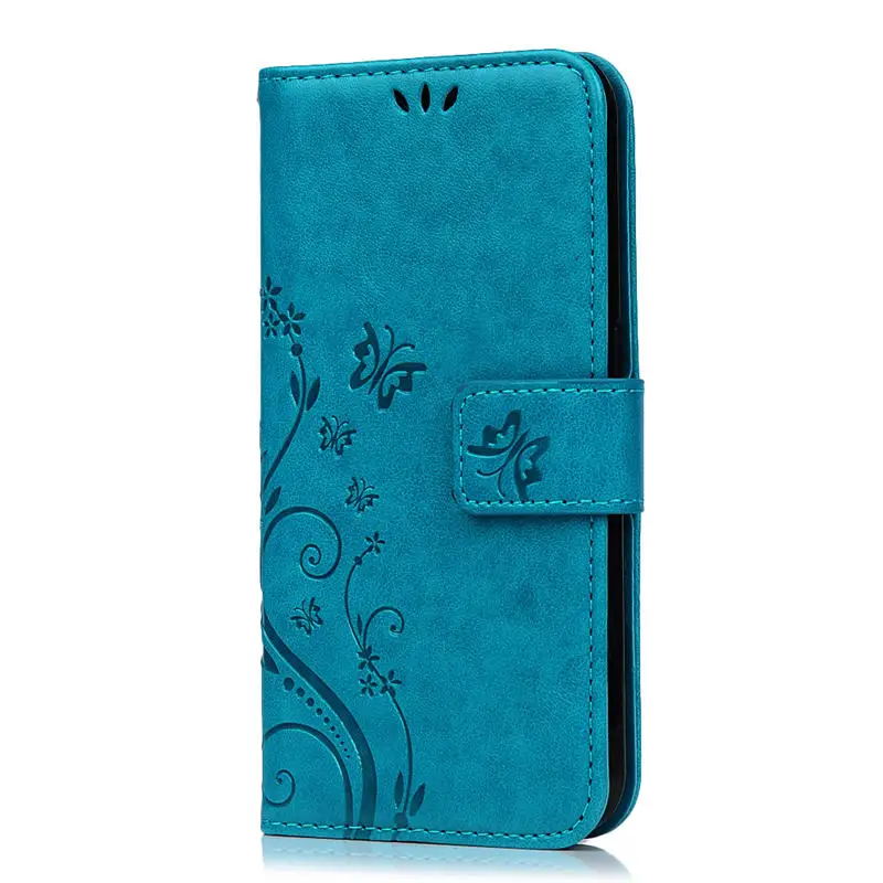 YOKIRIN A3 A5 A7 Бабочка кожаный флип чехол для Samsung Galaxy S5 Mini S6 Note 5 4 J5 J7 Prime G360 - Цвет: Blue