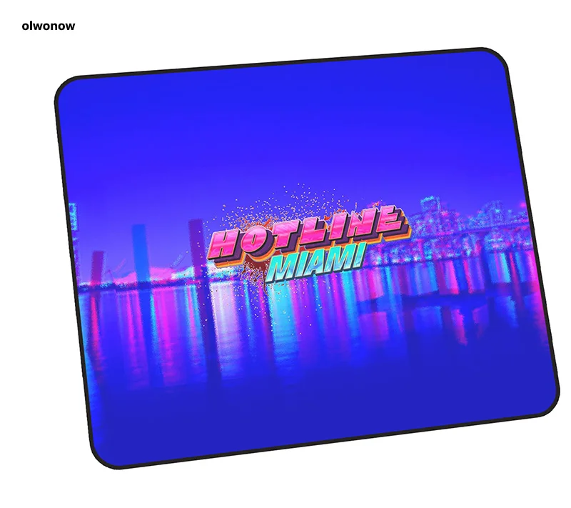 Игровой коврик для мыши hotline Майами популярный 35x30 см ноутбука игровой Настольный