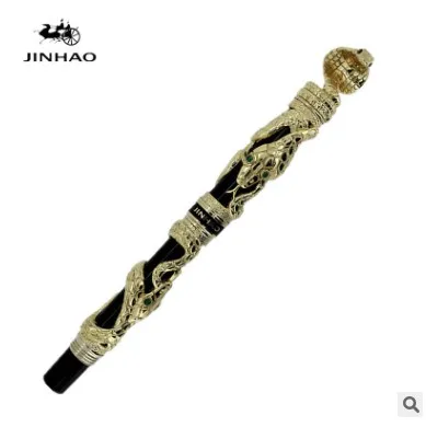 

Free shipping Jinhao authentic high-grade exquisite fountain pen Snake totem gift pen Business office writing calligraphy pen