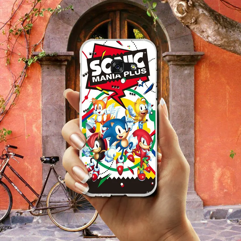 Мягкий ТПУ чехол Sonic The Ежик для телефона Samsung Galaxy S2 S3 S4 S5 Mini S6 S7 S8 S9 S10 Lite Edge Plus Note 4 5 8