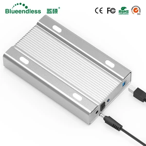 Корпус для жесткого диска Blueendless 3,5 дюйма, металлический, USB 3,0, sata 5 Гбитс, алюминиевый корпус