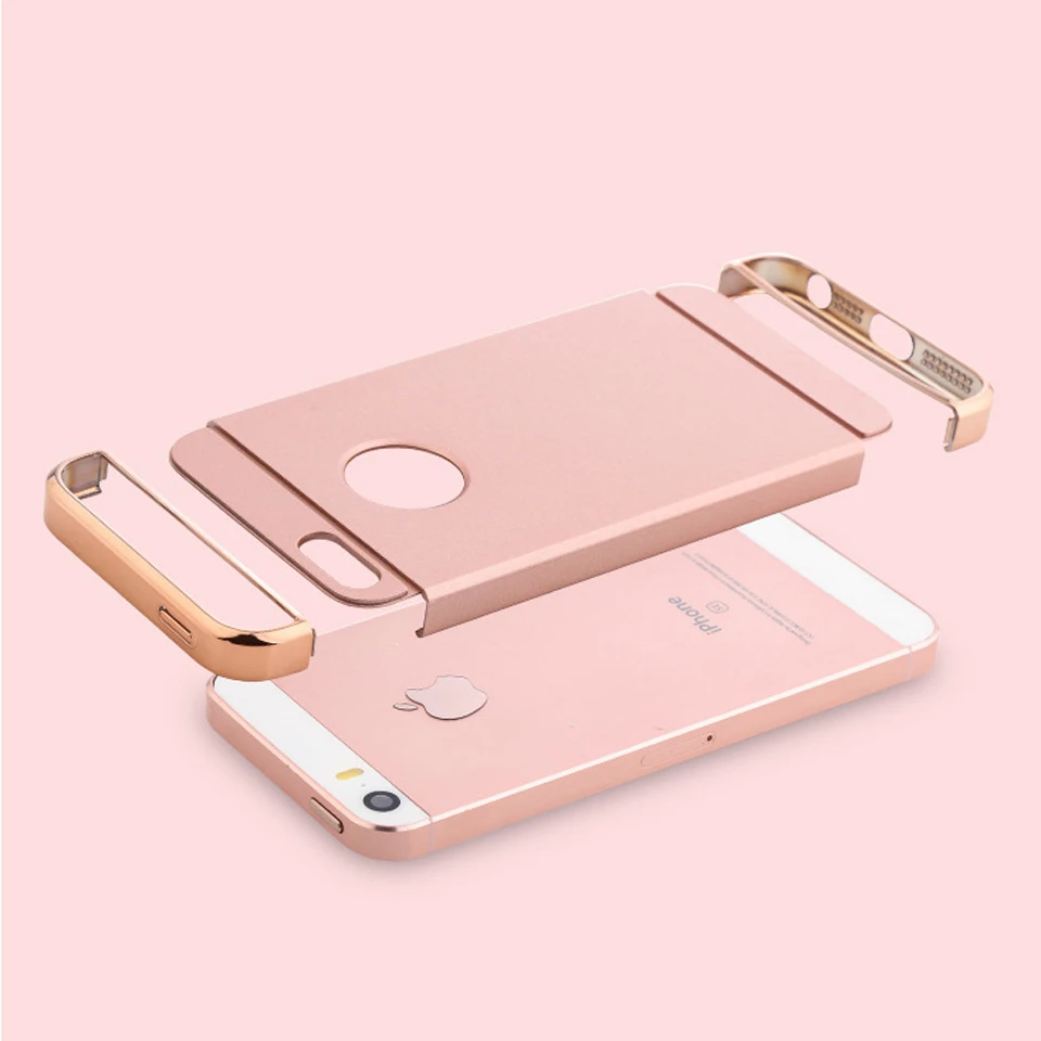 Роскошный Жесткий Чехол для iphone SE 5 5s блестящий пластиковый чехол Apple 6 6s Plus