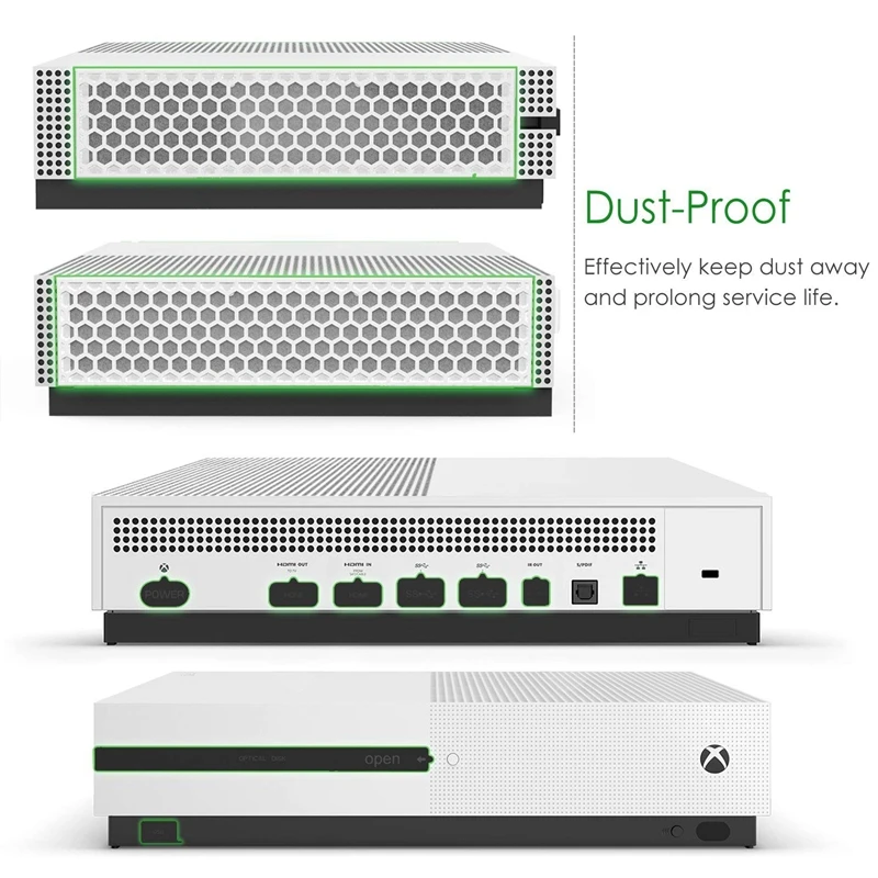 IG-пыленепроницаемый комплект для Xbox One S грязеотталкивающий защитный чехол
