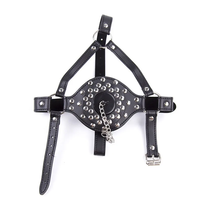 Fetish Funnel Mouth Gag BDSM Bondage Set Slave Oral Fixation Stuffed Sex Mask Adult Game Toys For Women Men | Красота и здоровье