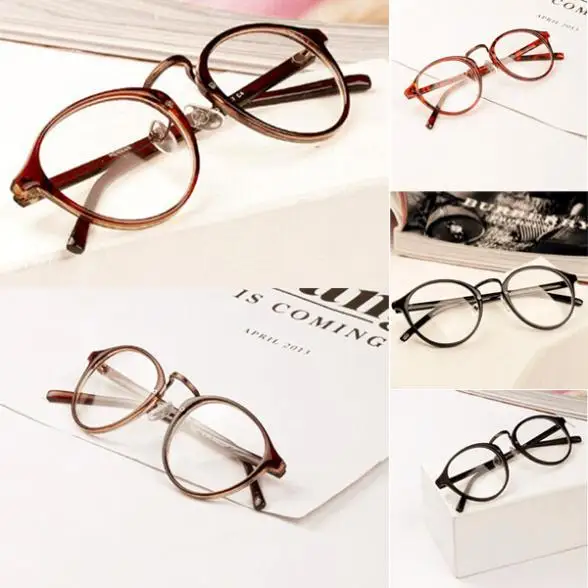 Очки унисекс с прозрачными линзами в стиле ретро|nerd glasses clear lens|glasses lensretro eyeglasses |