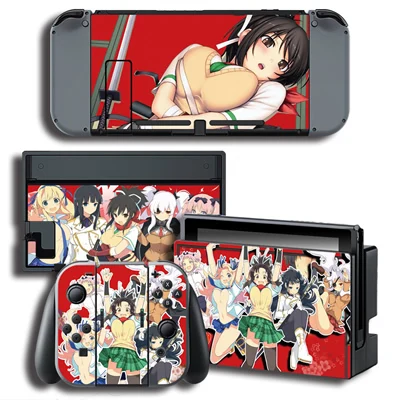 SHINOVI VERSUS 1 Виниловая Защитная Наклейка для кожи SHINOVI VERSUS для Kind Switch NS консоль+ контроллер+ подставка-держатель защитная пленка - Цвет: SHINOVI VERSUS 1