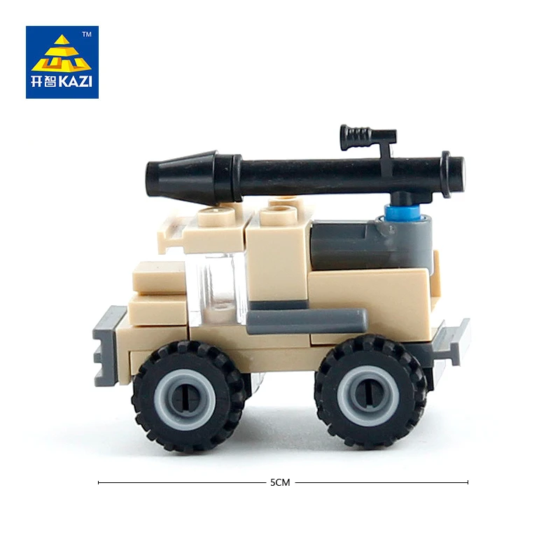 Конструктор Кази военные самоходное противотанковое орудие автомобилей модели
