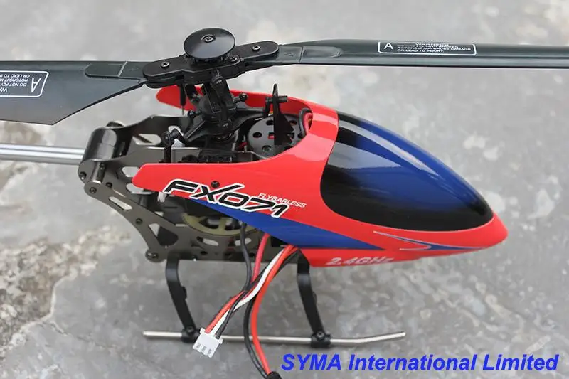 Новое поступление 40 см 2 4 г 4CH с одним лезвием Пропеллер 6 Axis Gyro Flybarless пульт