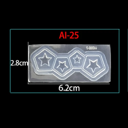 25 Фламинго 3D акриловая Форма для украшения ногтей УФ гель DIY дизайн мороженое силиконовые шаблоны для дизайна ногтей Шаблон Маникюр - Цвет: 25