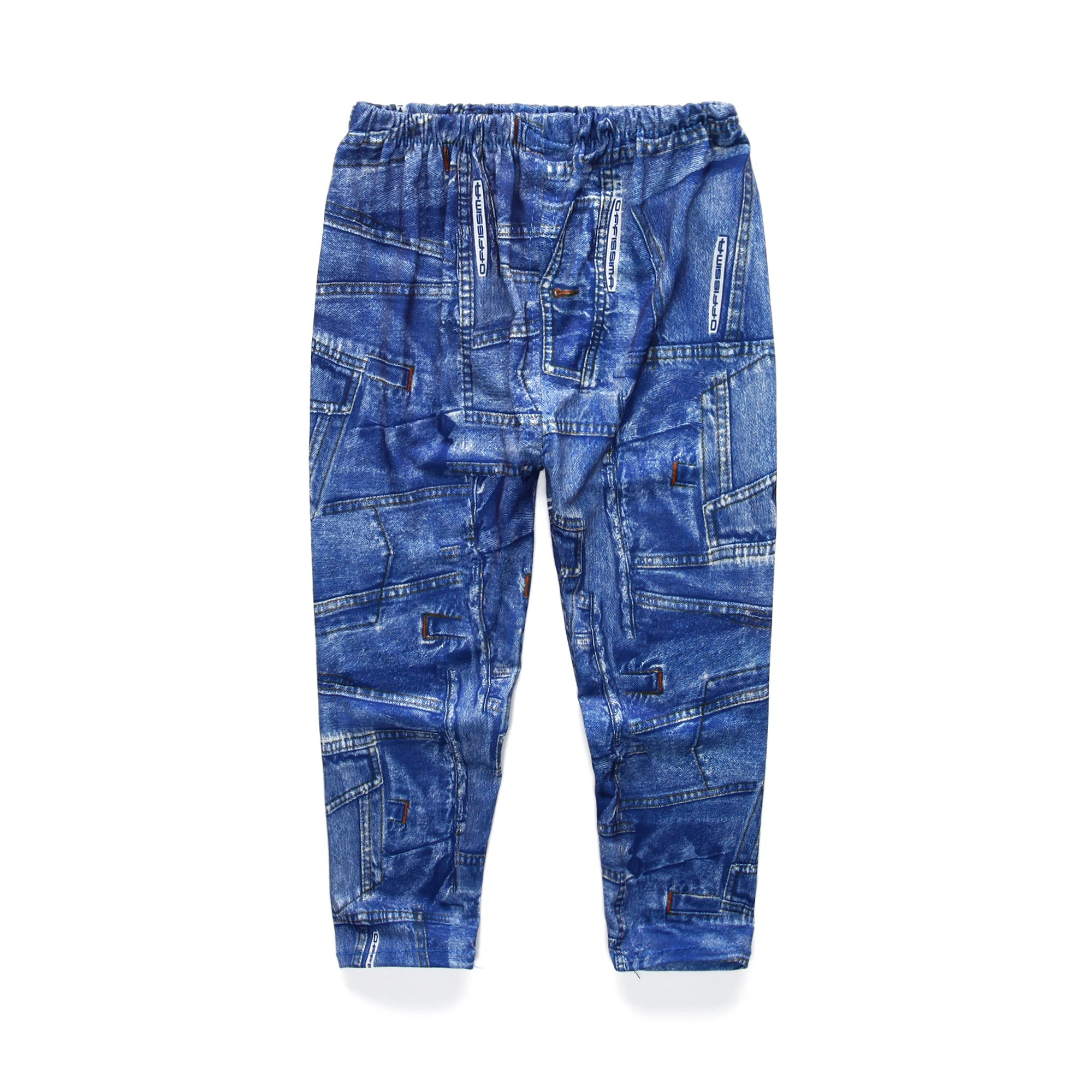 Faux Fur Girls Leggings Kids Pencil Pants Denim Toddlers Trousers Cotton Infant Baby for Children | Детская одежда и обувь