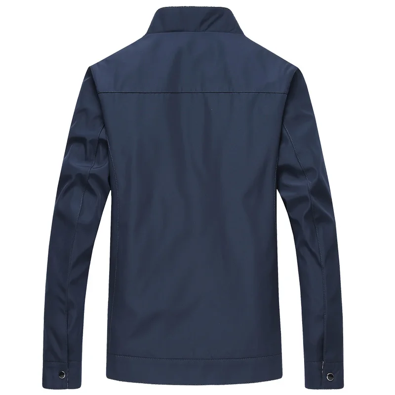 

2019 Men Autumn Jackets and Coats Jaqueta Masculina Male Causal Fashion Slim Fitted Large Size Zipper Jackets Hombre