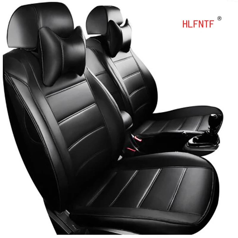 HLFNTF пользовательские кожаные чехлы для сидений автомобиля Volkswagen Passat polo golf tiguan