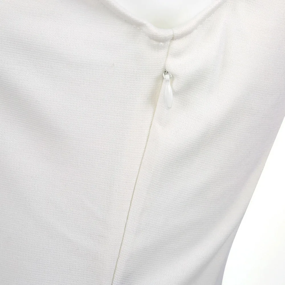 

Vintage Patchwork Women Sheath Dress 2019 Summer Elegant Bow Stretchy Slim Casual Party Ladies Office Business Work Pencil Dress