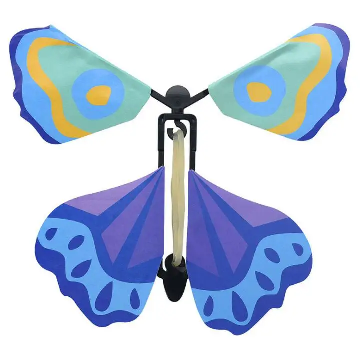 Оптовая продажа 100 шт./лот волшебная Летающая бабочка из пустых рук волшебные