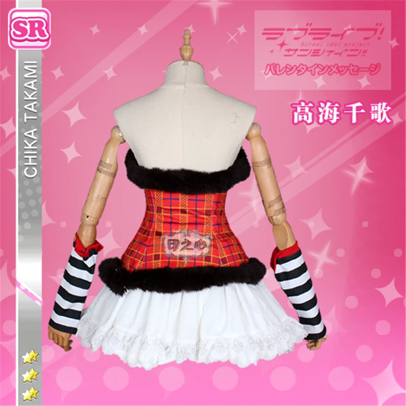 2018 популярный аниме Love Live Sunshine Aqours Takami Chika Рождественский хор Пробуждение косплей