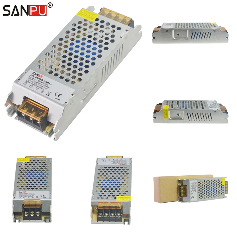 Оптовая продажа 40 шт./лот SANPU 24V Импульсный блок питания 60W 2A постоянное напряжение