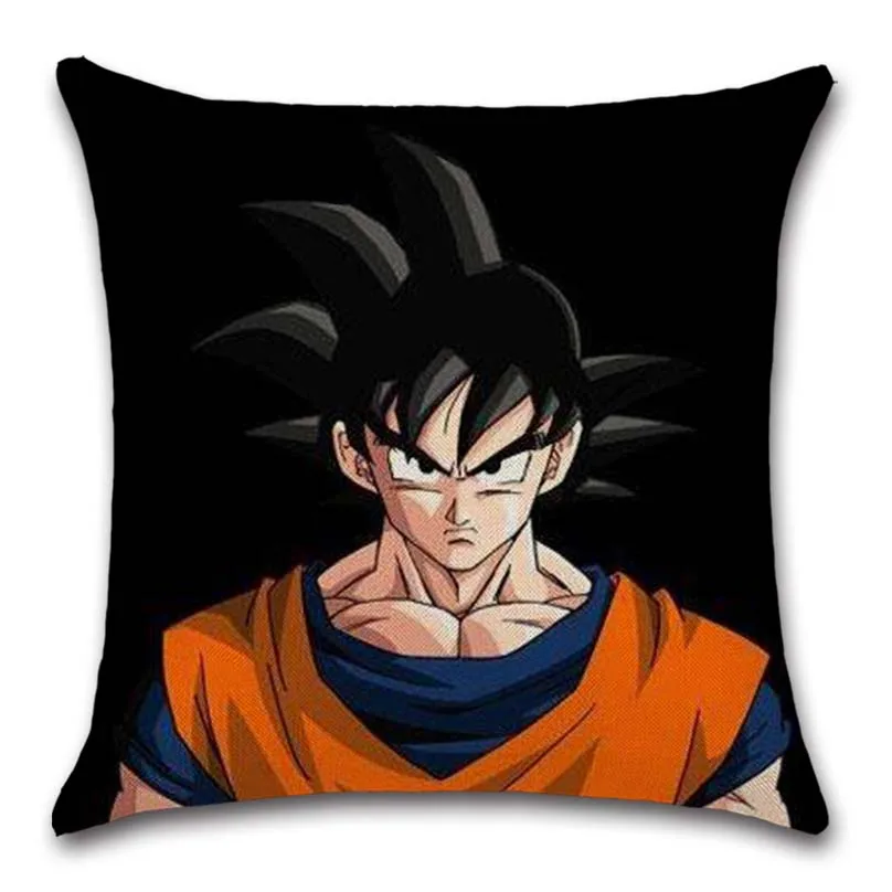 Мультфильм Dragon ball Сон Гоку Чехлы вечерние декоративный стул магазин сиденья домашнее украшение для дивана дети друг подарок настоящее наволочка