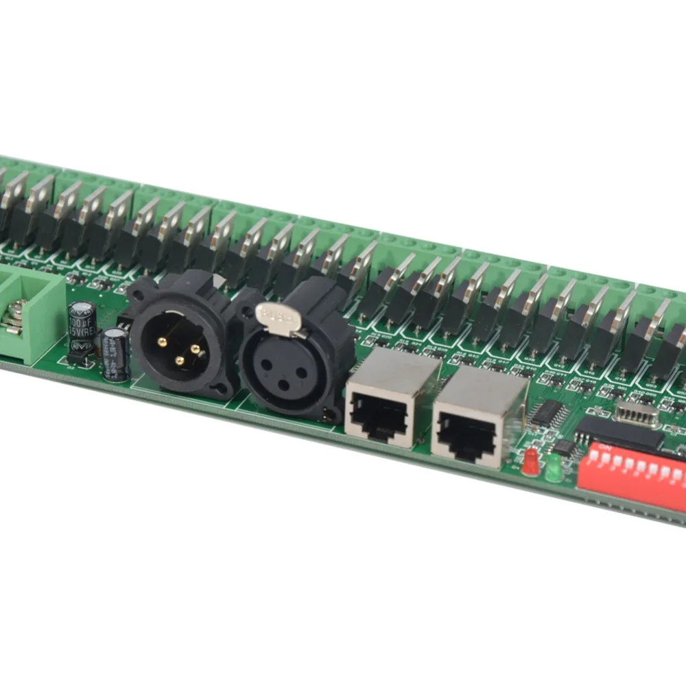 30 канальный DMX 512 rgb светодиодный контроллер dmx декодер диммер драйвер DC9V-24V